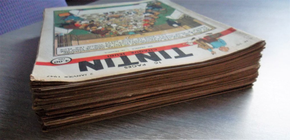Tintin (magazine) N°1 A N°52 Complet - 52 magazines - Première édition belge - 1947/1947 #2.1