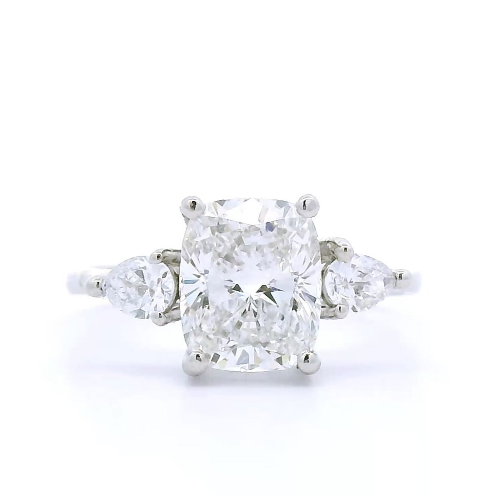 没有保留价 - 戒指 白金 -  2.34ct. tw. 钻石 (实验室培育) - 钻石 - E, VVS2 #1.0