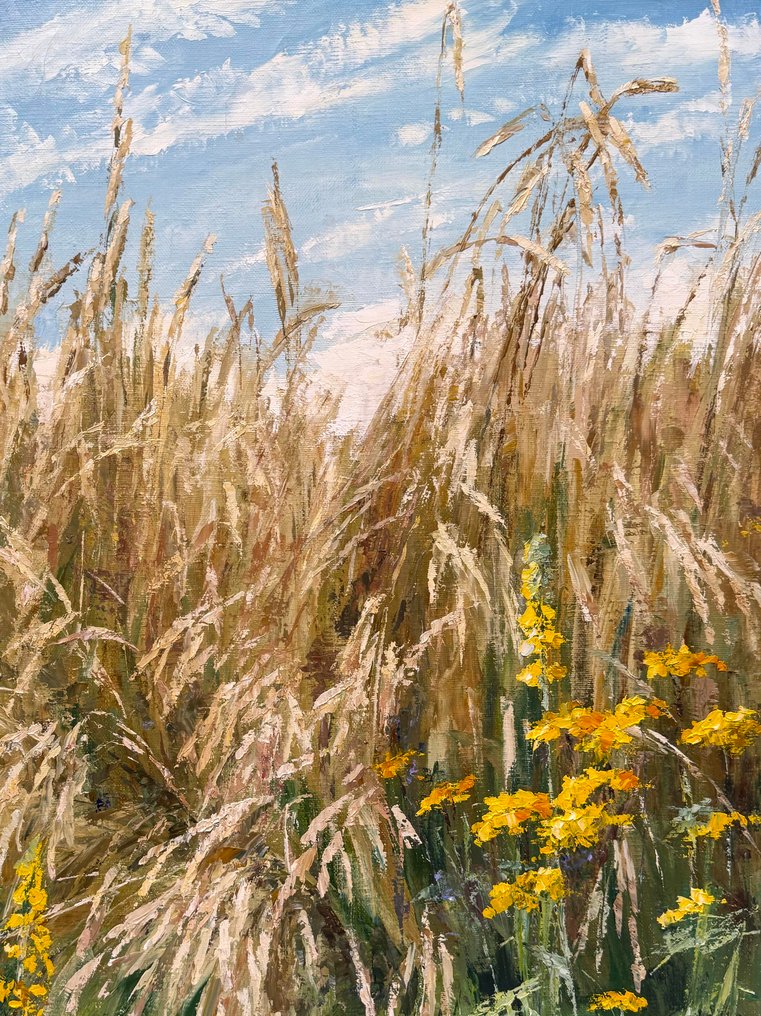 Irina Alex (1961) - Fleurs au bord du Champ #3.2