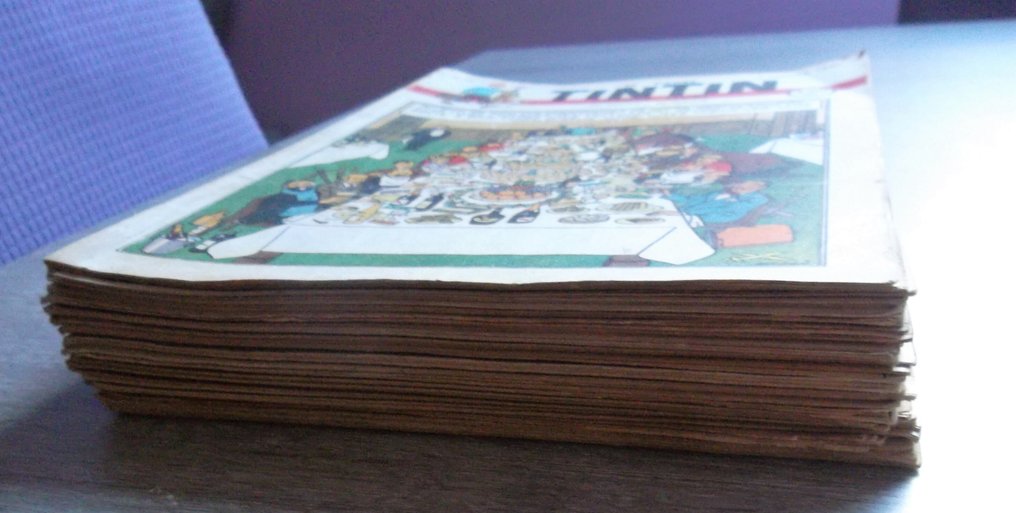 Tintin (magazine) N°1 A N°52 Complet - 52 magazines - Première édition belge - 1947/1947 #1.0