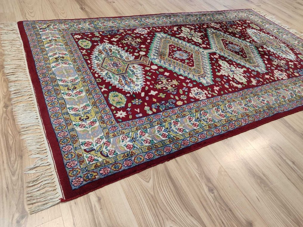 Ghoum - Tæppe - 1.2 m - 2 m - Kaschmir Blumen Royal #3.2