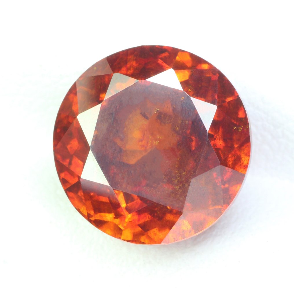 紅色, 橙色 閃鋅礦  - 10.34 ct - 國際有色寶石協會 (ICA GemLab) - 罕见！西班牙宝石！ #2.1