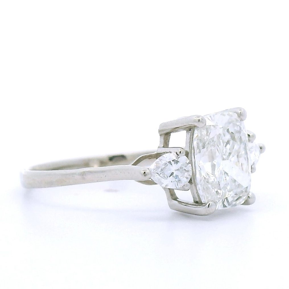 没有保留价 - 戒指 白金 -  2.34ct. tw. 钻石 (实验室培育) - 钻石 - E, VVS2 #4.3