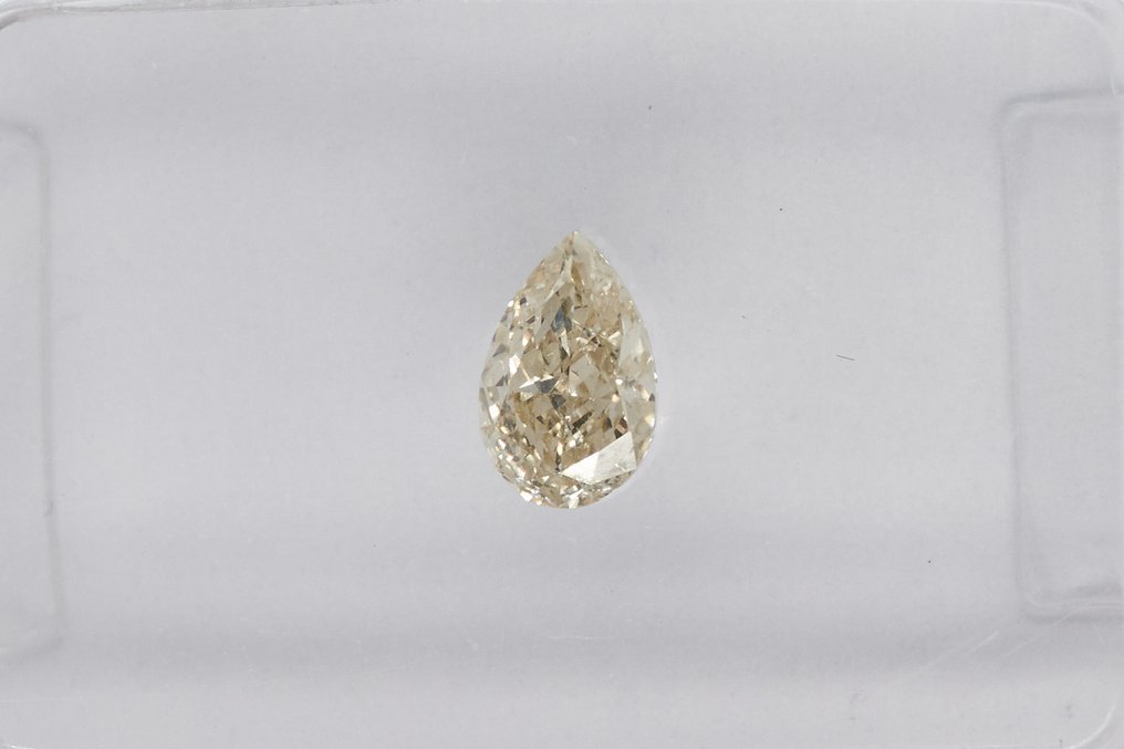 Fără preț de rezervă - 1 pcs Diamant (Natural) - 0.35 ct - Pară - VS2 - IGI (Institutul gemologic internațional) #1.0