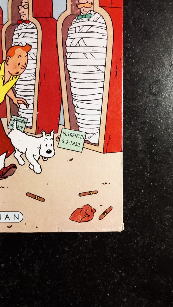 Tintin T4 - Les Cigares du Pharaon (B14) - EO couleur française - C - 1 Album - EO - 1955 #4.3