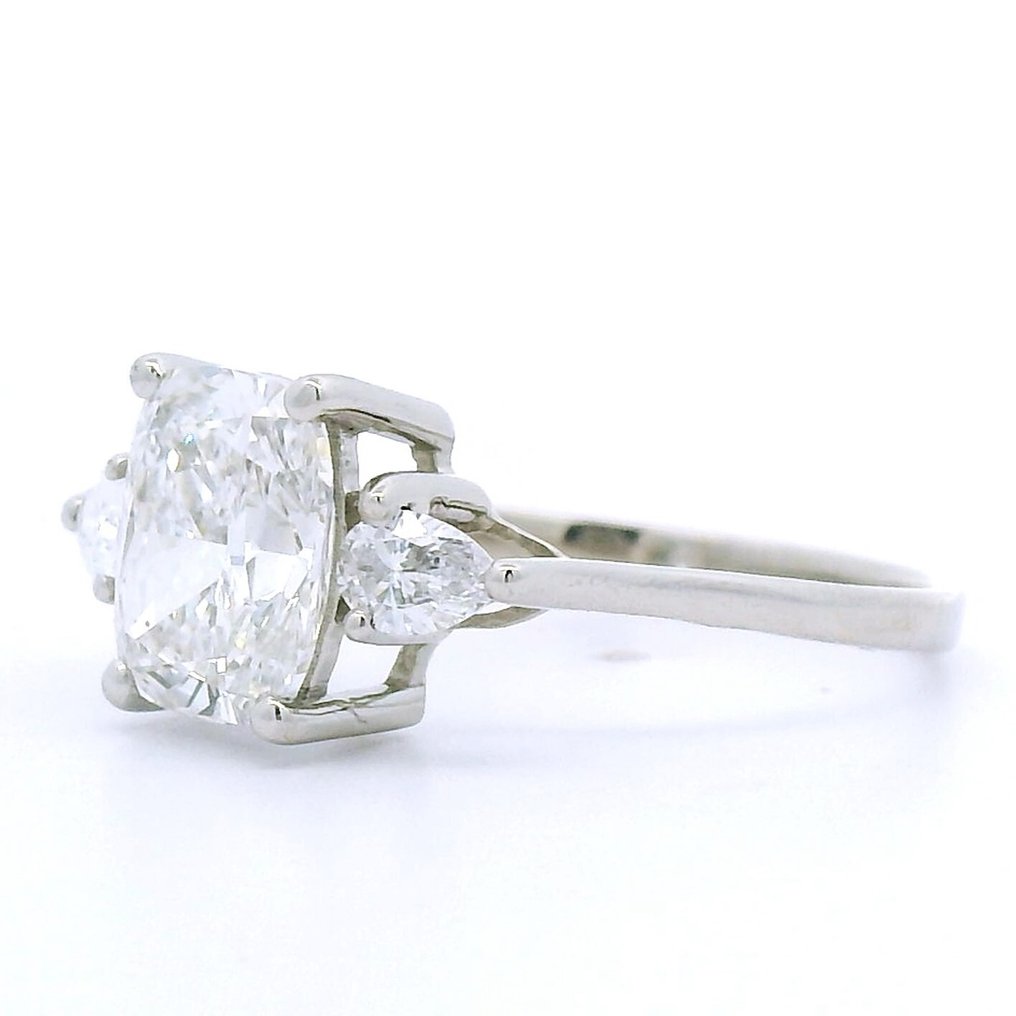 没有保留价 - 戒指 白金 -  2.34ct. tw. 钻石 (实验室培育) - 钻石 - E, VVS2 #3.2