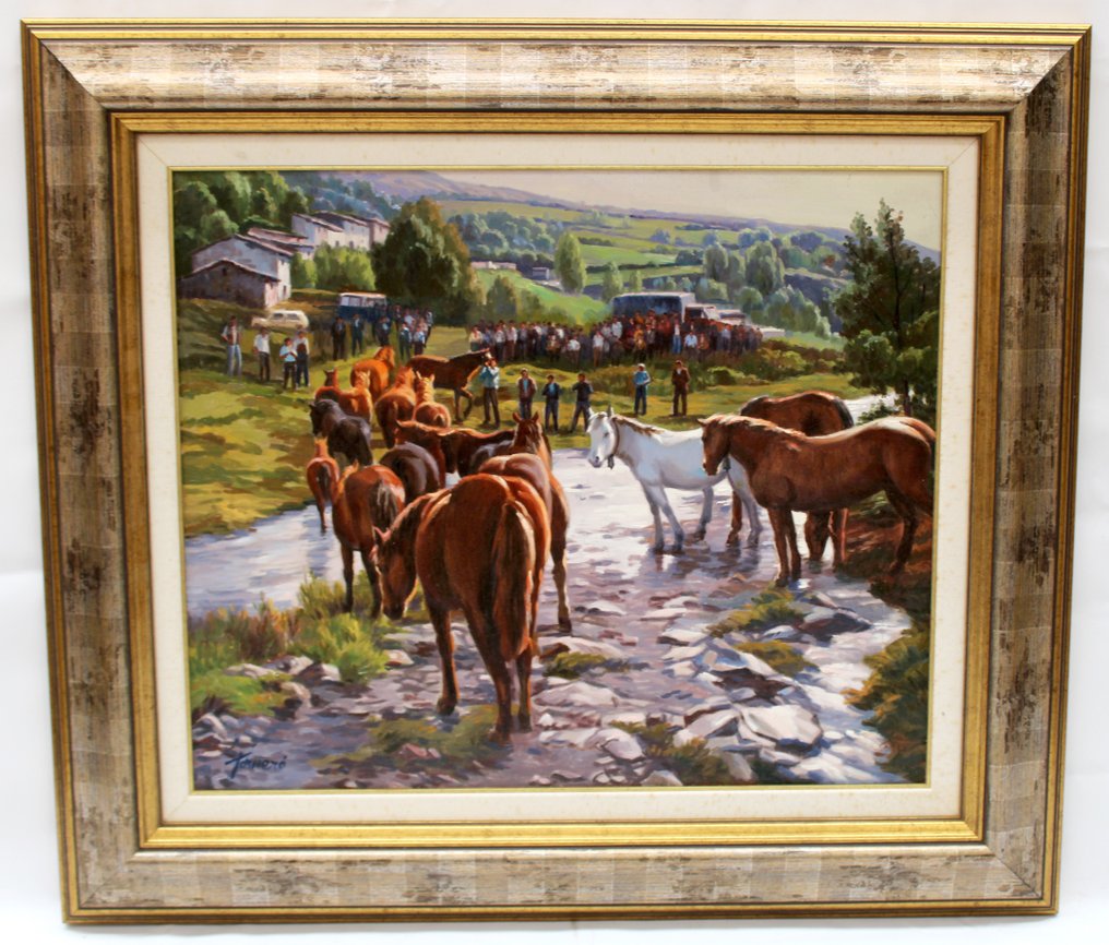 Francesc Torneró Gómez (1936) - Feria del caballo en Espinavell #1.0