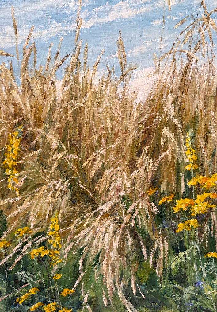 Irina Alex (1961) - Fleurs au bord du Champ #4.3