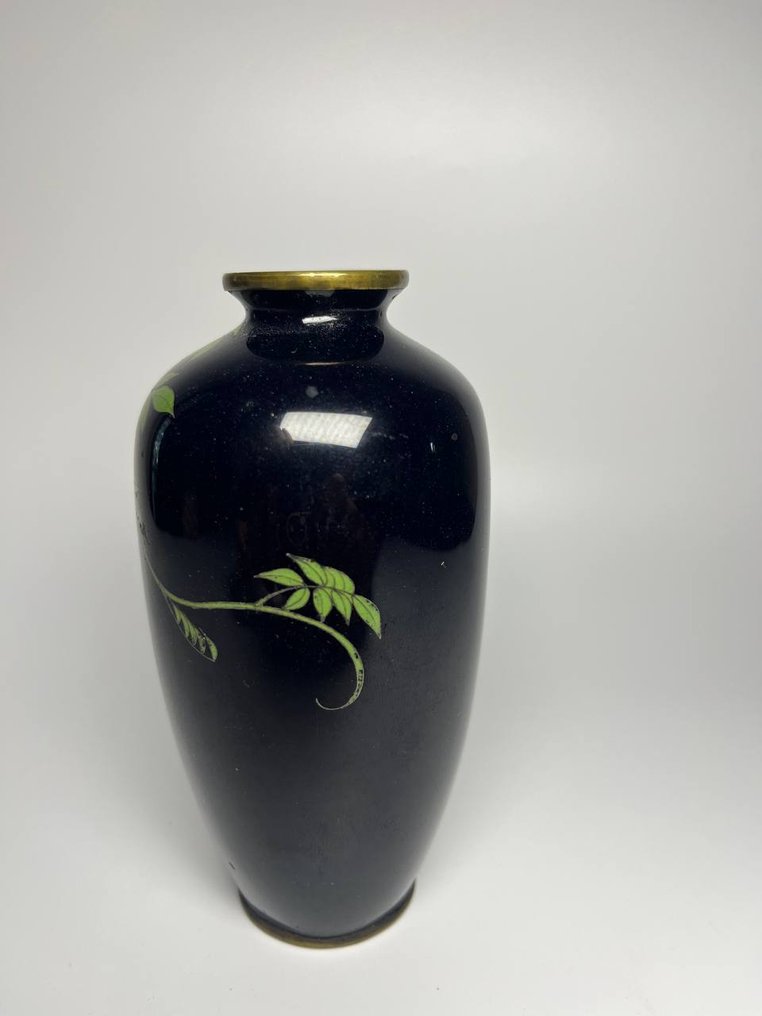 花瓶 - 瑪瑙, 銅, 銀 - Adachi - 日本 - 明治時期（1868-1912） - Argento, Adachi Kinjiro #4.3