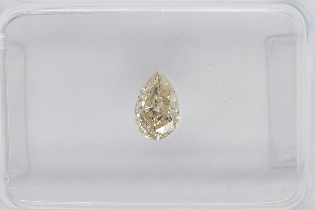 Fără preț de rezervă - 1 pcs Diamant (Natural) - 0.35 ct - Pară - VS2 - IGI (Institutul gemologic internațional) #2.1