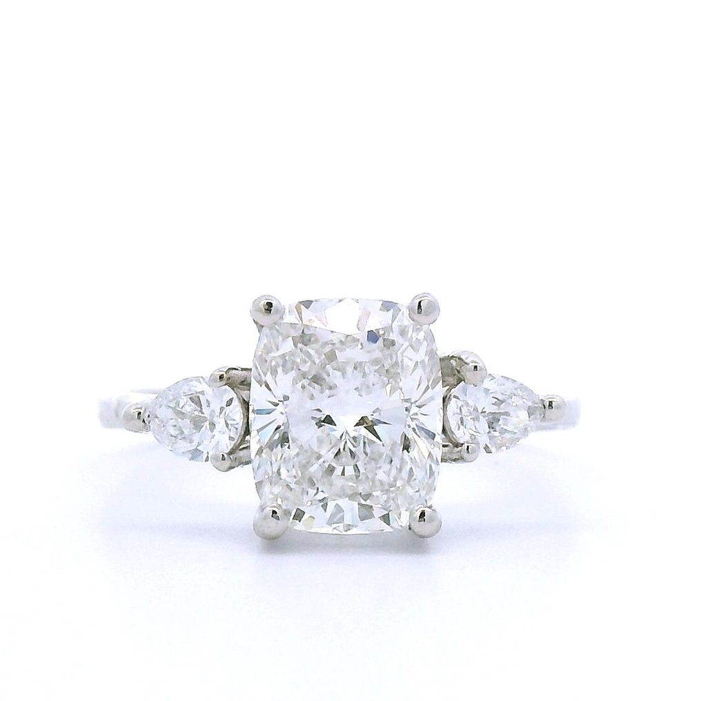 没有保留价 - 戒指 白金 -  2.34ct. tw. 钻石 (实验室培育) - 钻石 - E, VVS2 #1.0