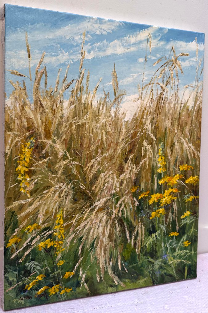 Irina Alex (1961) - Fleurs au bord du Champ #1.0