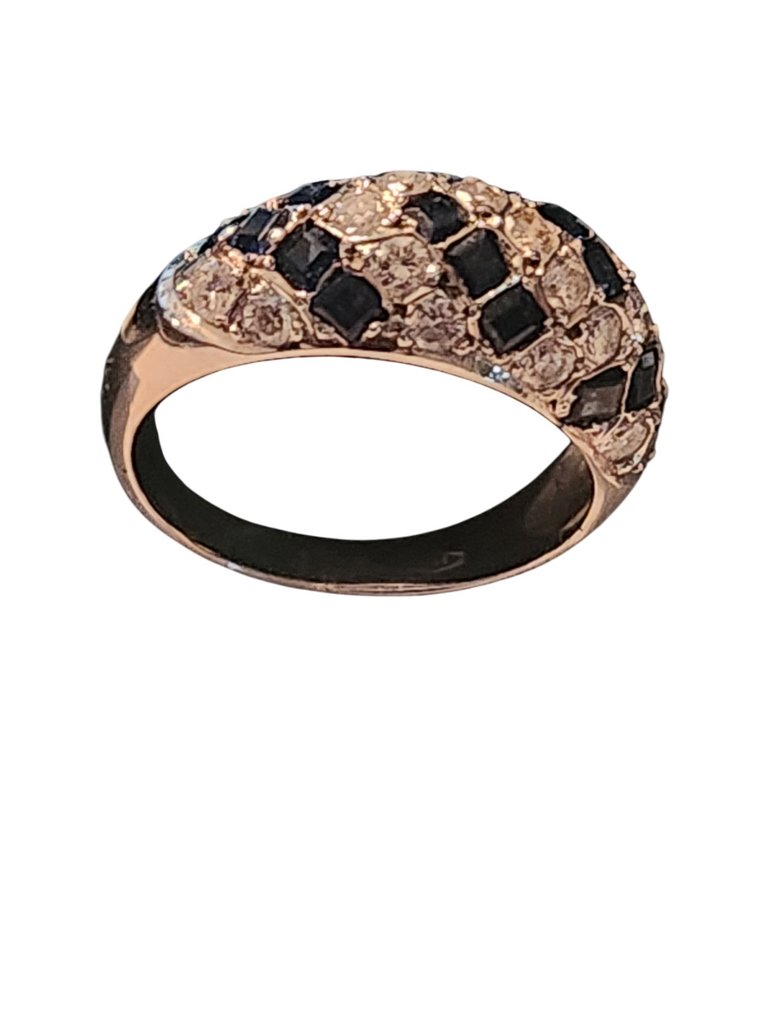 Inel - 18 ct. Aur alb - 1.80ct. tw. Diamant (Natural) - Safir - Inel din aur alb de 18k PAIRAY #4.3