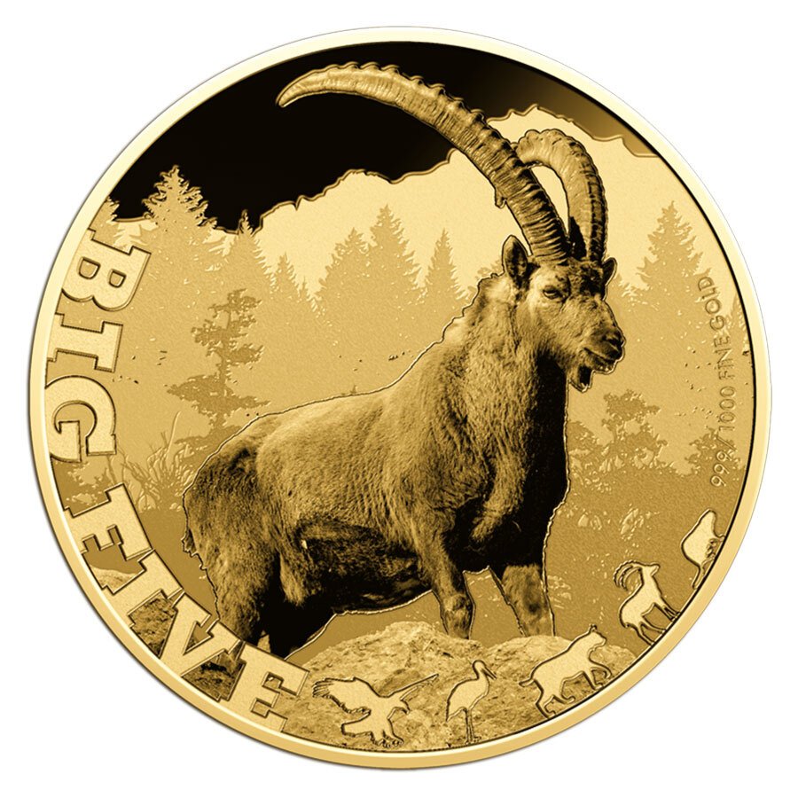 10 x 1/200 Troy Oz - Gold .999 - "Big Five of Europe" ​​10-Coin Set (w/ Display Case & COA) - With certificate #1.0