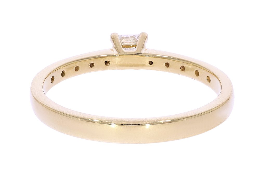 Δαχτυλίδι - 18 καράτια Κίτρινο χρυσό, Επενδυμένο με ρουθήνιο -  0.33ct. tw. Διαμάντι (Φυσικό) - Διαμάντι - Maison d'Anvers #4.3