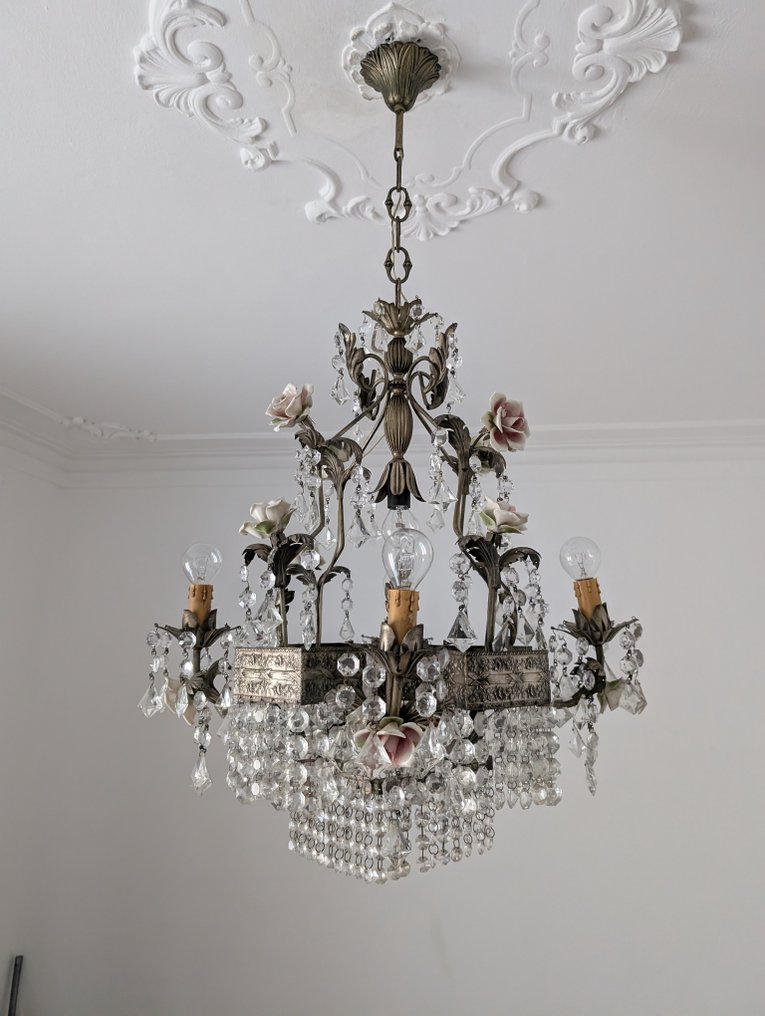 枝形吊灯 - 水晶 - Roselline陶瓷 #3.2