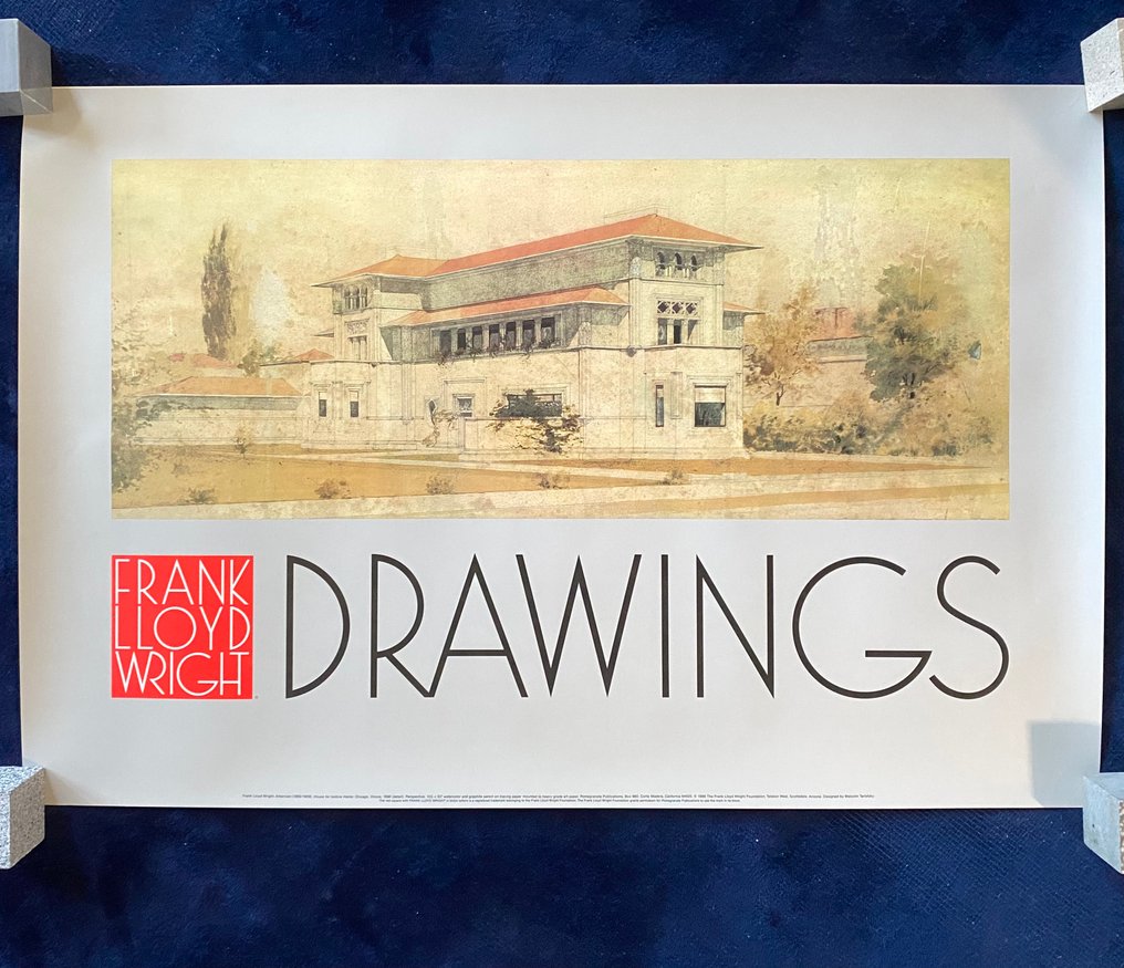 Frank Lloyd Wright - Pomegranate publications - Bridge & House Isidore Heller - Lata 80. #1.0