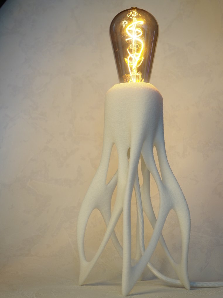 Cornu Design - Lampe de table - PLA - Lampe de table blanche #2.1