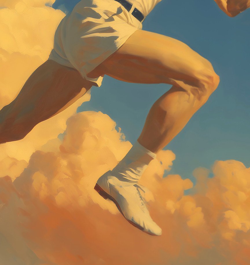 Le Yack (1972) - Runner in the Clouds – Signée – Édition limitée #2.1