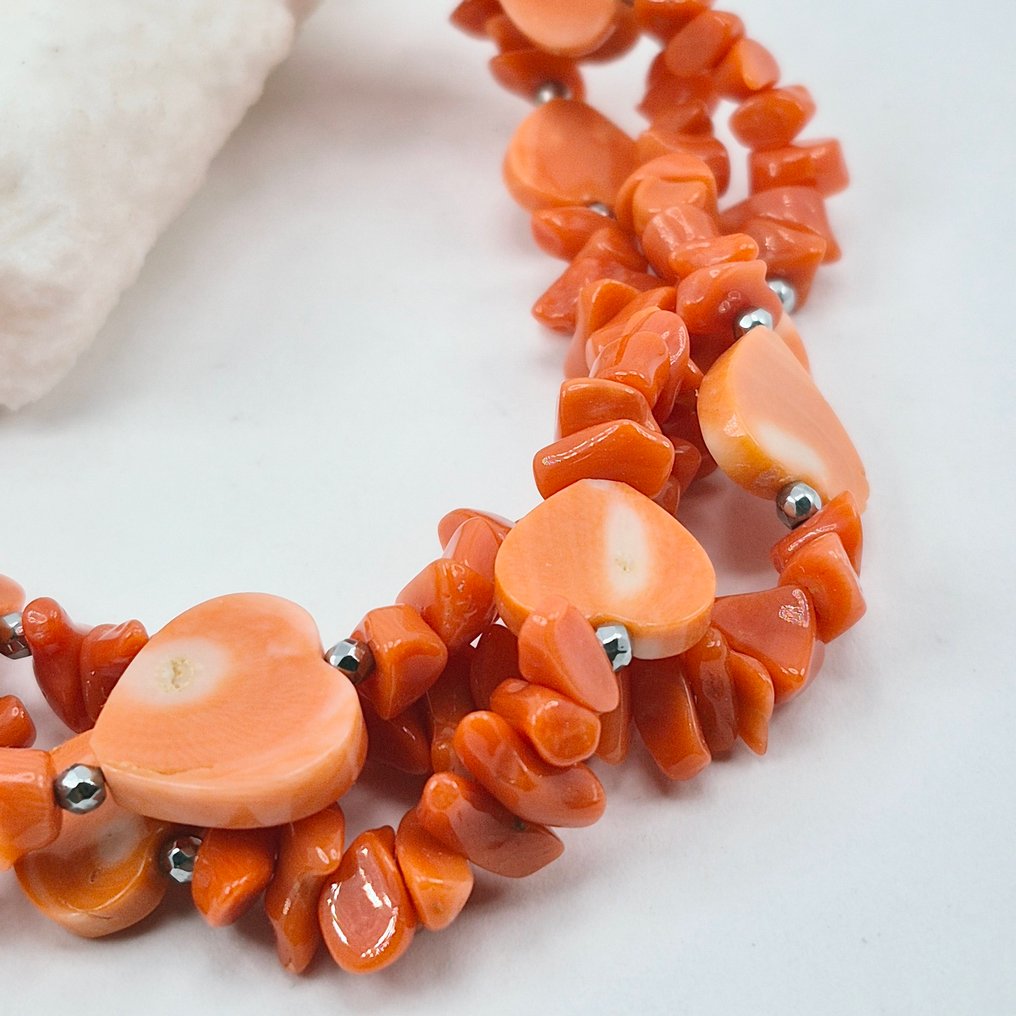 Corallo di sangue - Argento - Bracciale - CORALLO MEDITERRANEO #2.1