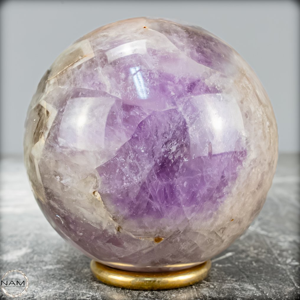 天然稀有之字形紫水晶 玻利维亚球体- 750.45 g #2.1