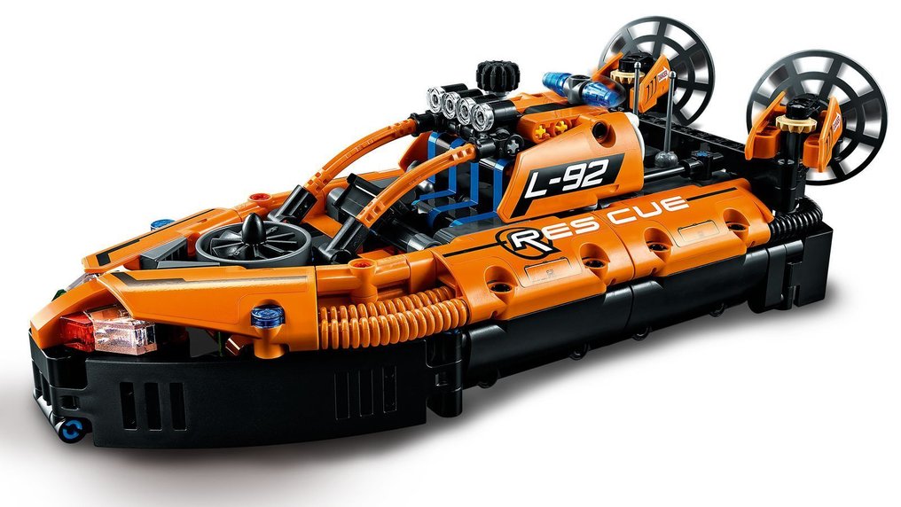 Lego - Technic - 42120, 30655 - SUPER SET - Lego Technic - Rescue Hovercraft - Unikat kolekcjonerski + Lego Technic Wózek widłowy z #4.3