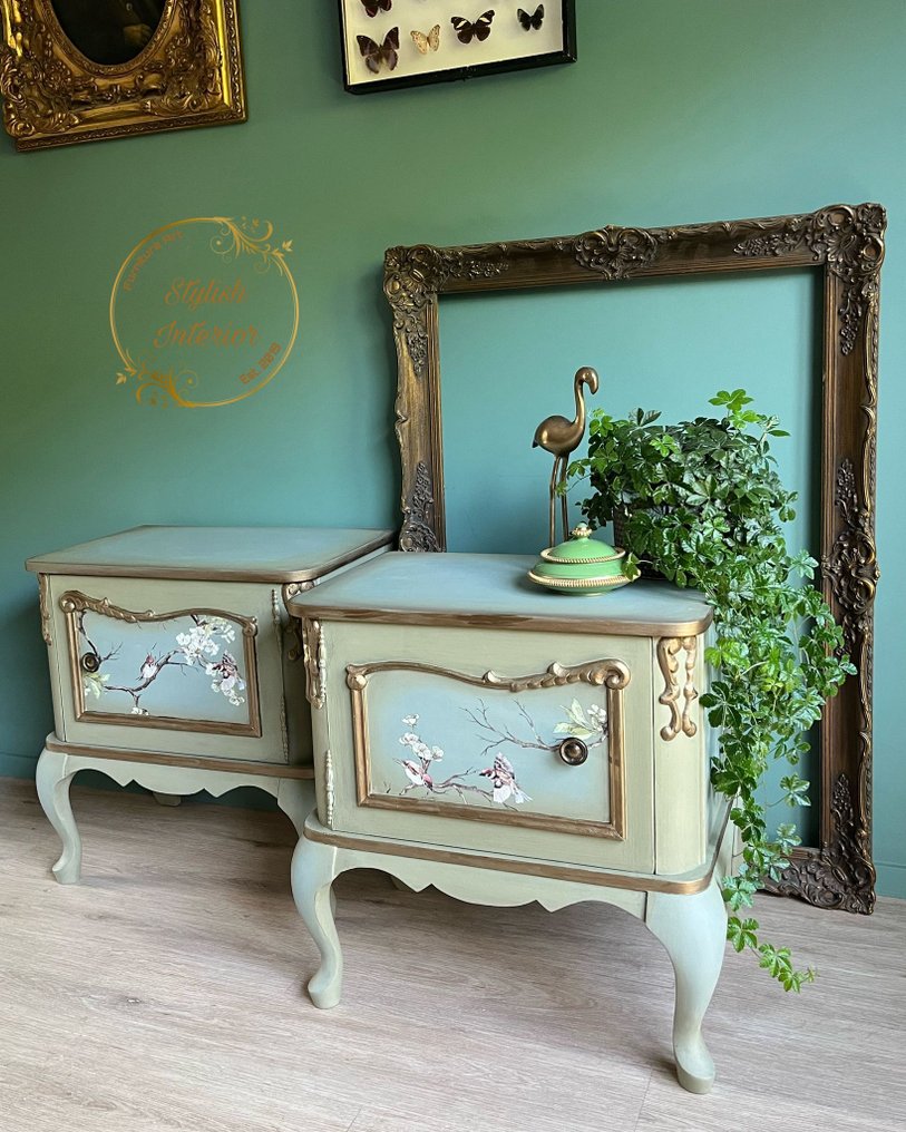 Stylish Interior - Nightstand (2) - Wood #2.1