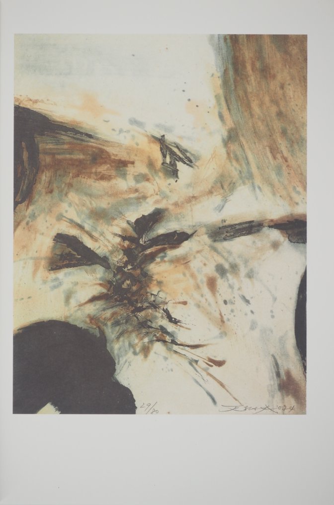 Zao Wou-Ki (1921-2013) - Paysage abstrait #1.0