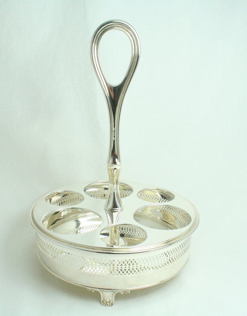 Greggio - Menage (7) - .800 Silber - Gewürzhalter-Set #4.3