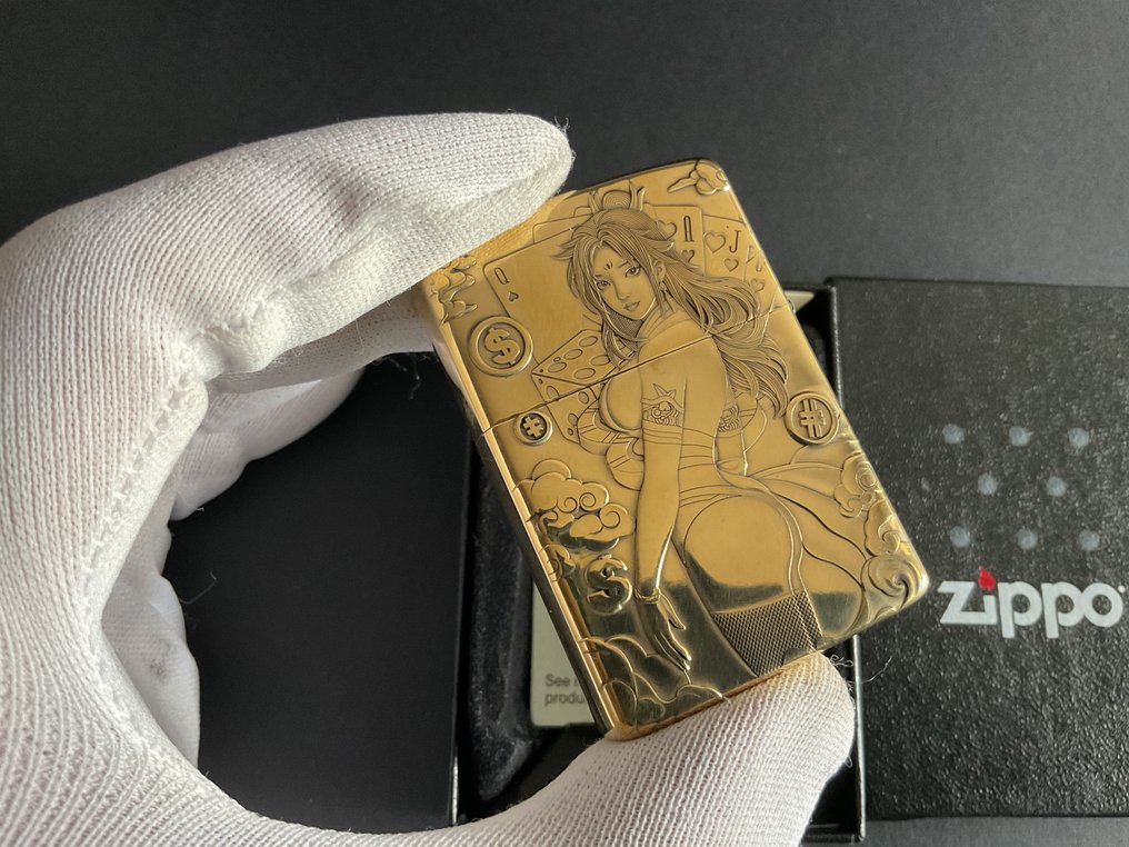 Zippo - Anime - Ingen mindstepris - Lommelighter - Messing #3.2