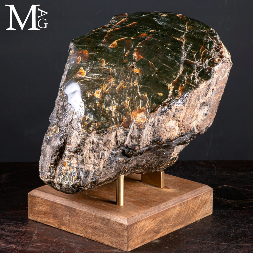 Απίστευτο μέγεθος - Ποιότητα μουσείου!!! Μεγάλο μπλοκ απολιθωμένου κεχριμπαριού – Νησί Σουμάτρα. - Ύψος: 360 mm - Πλάτος: 350 mm- 14500 g #3.2