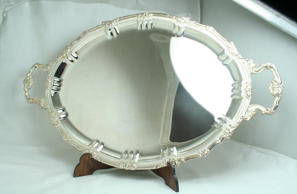 Tablett - .800 Silber - Tablett aus Silber #1.0