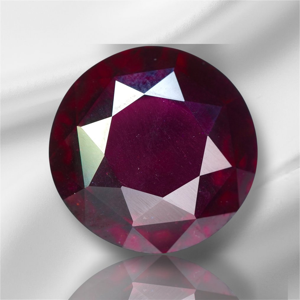 Zonder Minimumprijs Rhodoliet  - 20.64 ct - nternational Colored Gemstone Association (ICA GemLab) - Umbalite Purple Garnet #1.0