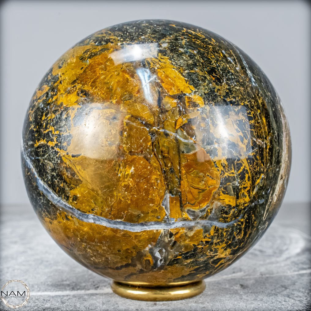 非常罕见的天然奇幻蛋白石 球体,印尼- 1589.64 g #3.2