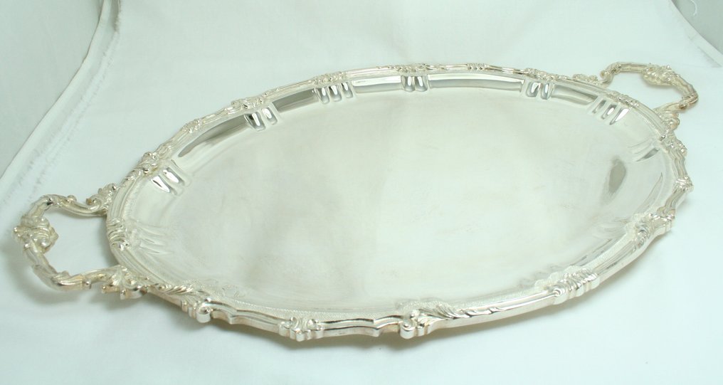 Tablett - .800 Silber - Tablett aus Silber #1.0