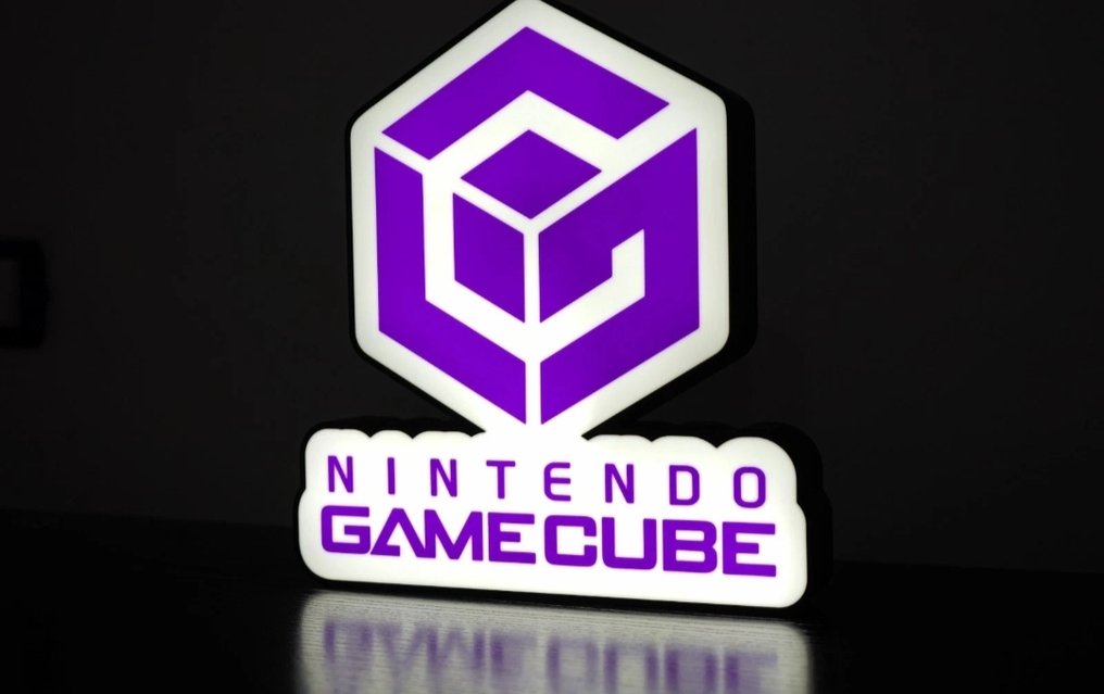Nintendo - lampada insegna luminosa Nintendo game cube - Videogioco #4.3