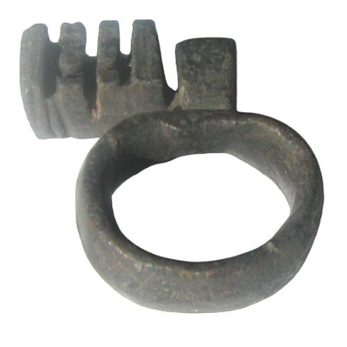 安提瓜罗马青铜钥匙扣-30毫米 - 公元1/3世纪 - 巨大的铜绿 金属 钥匙圈 - 30 mm (没有保留价) #3.2