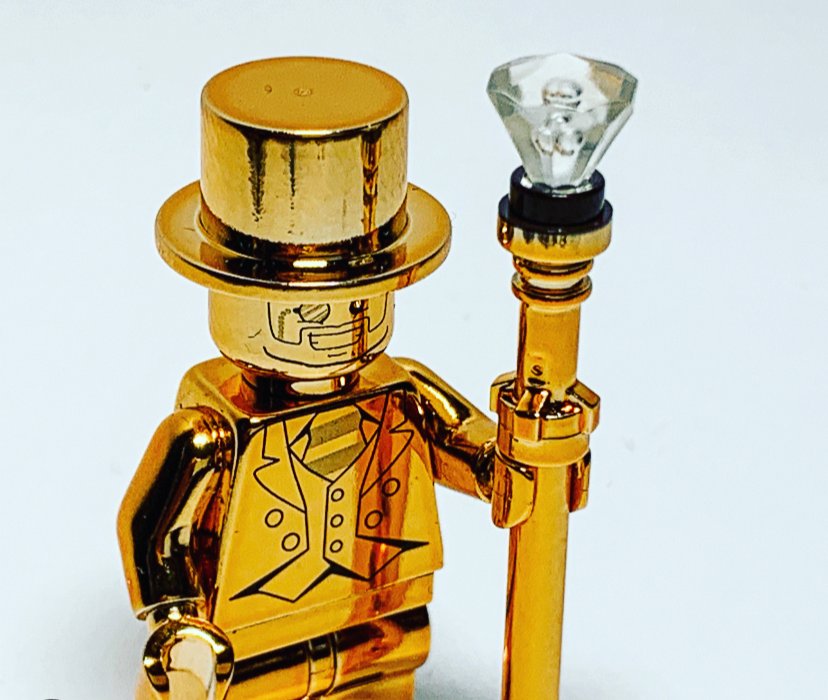 LEGO Minifigure - Minifigures - Chrome Silver Mr Gold Mr Bronze official customized Lego parts!! #1.0
