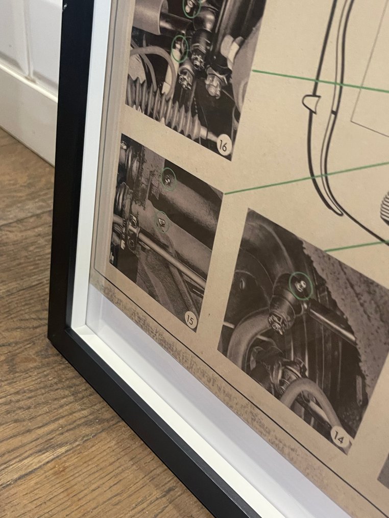 Porsche 356 - Lubrication Diagram - Frame - Design #4.3