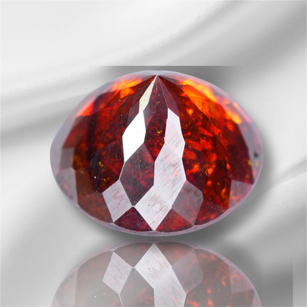 红色 闪锌矿 - 9.00 ct - 国际有色宝石协会(ICA GemLab) - 生动炽热的光辉 #4.3