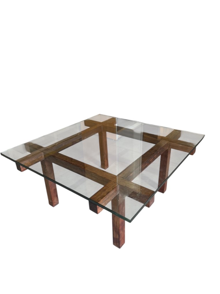 Dohányzóasztal - Fa - Vintage kávéasztal #2.1