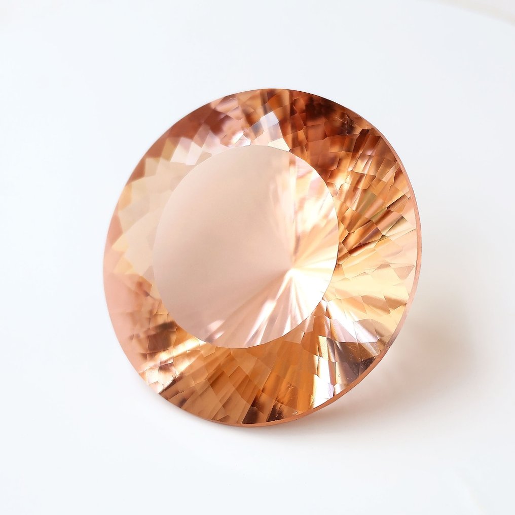 1 pcs  Maro, Roz Morganite  - 79.69 ct - IGI (Institutul gemologic internațional) #1.0