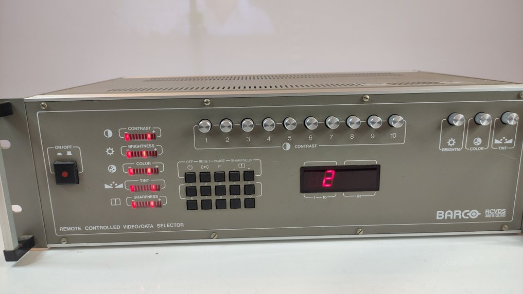 Barco - Barco RCVDS 400S-QUAD Sztereó grafikus hangszínszabályzó #4.3