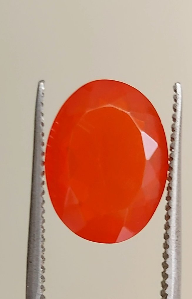 Οπάλιο της φωτιάς - 5.62 ct - Antwerp Laboratory for Gemstone Testing (ALGT) #2.1