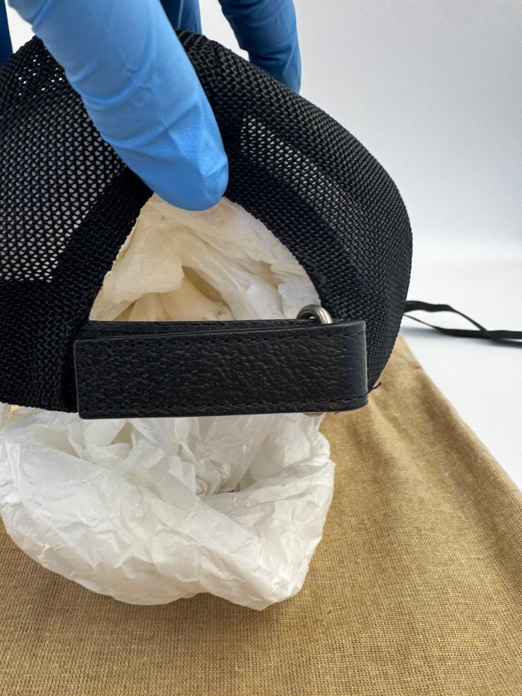 Saint Laurent - 针织小圆帽 (1) - 棉 #4.3