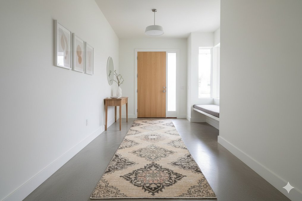 Long vintage - Runner - 360 cm - 90 cm - with certificate #3.2