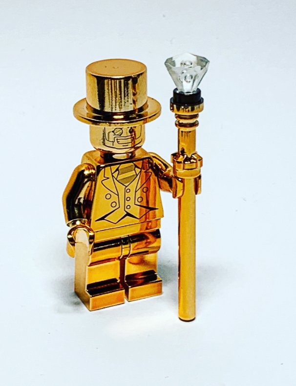 LEGO Minifigure - Minifigures - Chrome Silver Mr Gold Mr Bronze official customized Lego parts!! #1.0