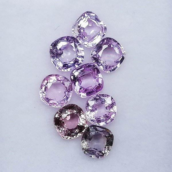 8 pcs 蓝宝石 - 2.09 ct - 西班牙宝石学院(IGE) - 无治疗 #1.0