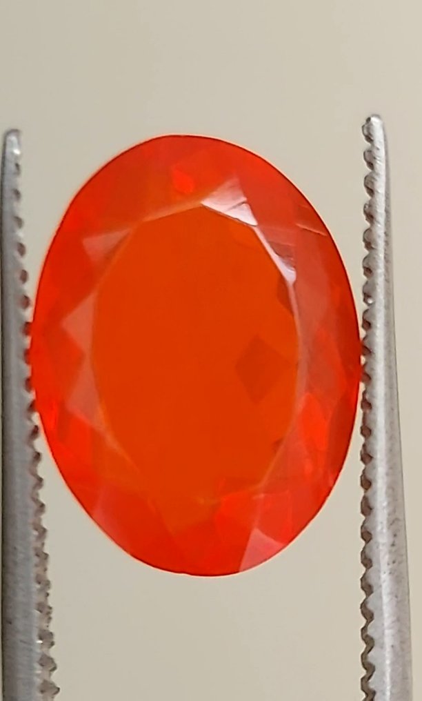 Opal de Foc - 5.30 ct - ALGT (Laboratorul pentru testarea pietrelor prețioase din Anvers) #1.0