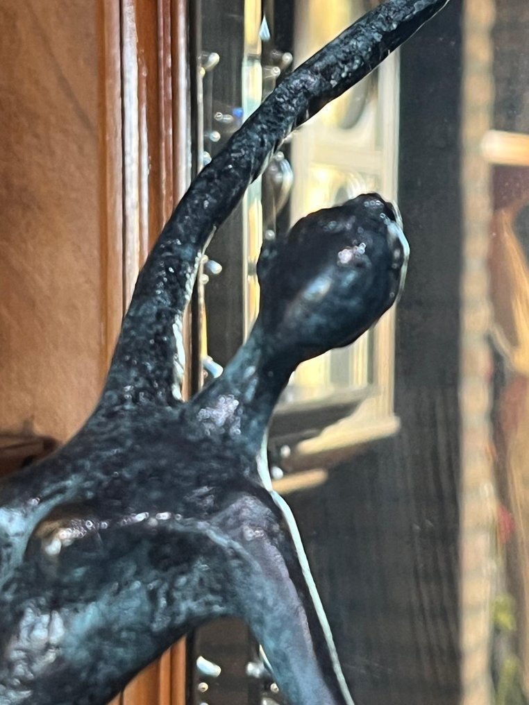 Miguel Fernando Lopez - Sculpture, Abstracte danseres - 34 cm - Bronze, Marble #4.3